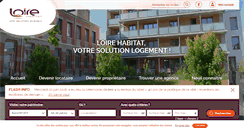 Desktop Screenshot of loirehabitat.fr