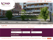 Tablet Screenshot of loirehabitat.fr